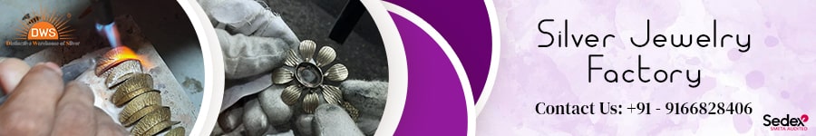 Silver Jewelry Factory in India